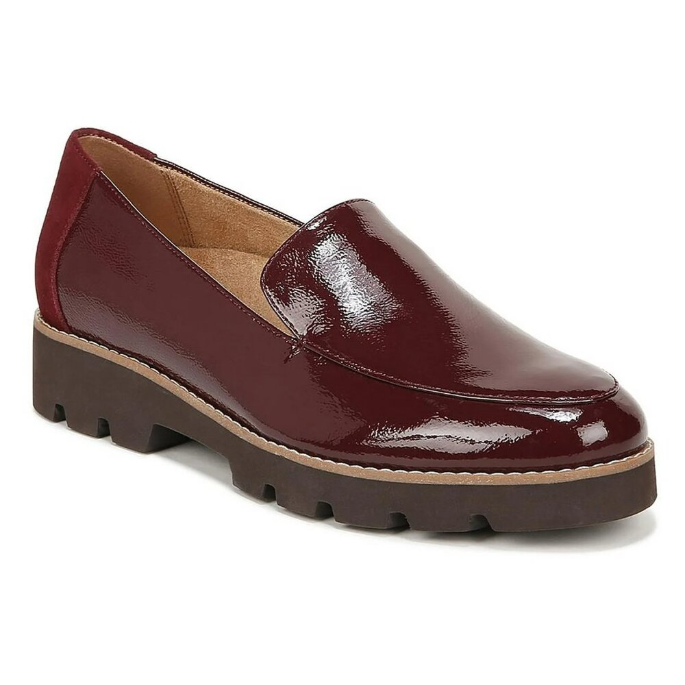 Vionic Women's Burgundy Patent Loafers